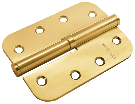 Петля карточная разъемная MSND-C 100X70X2.5 SG R с подшипником стальная левая, врезная, цвет матовое золото фото купить Киров