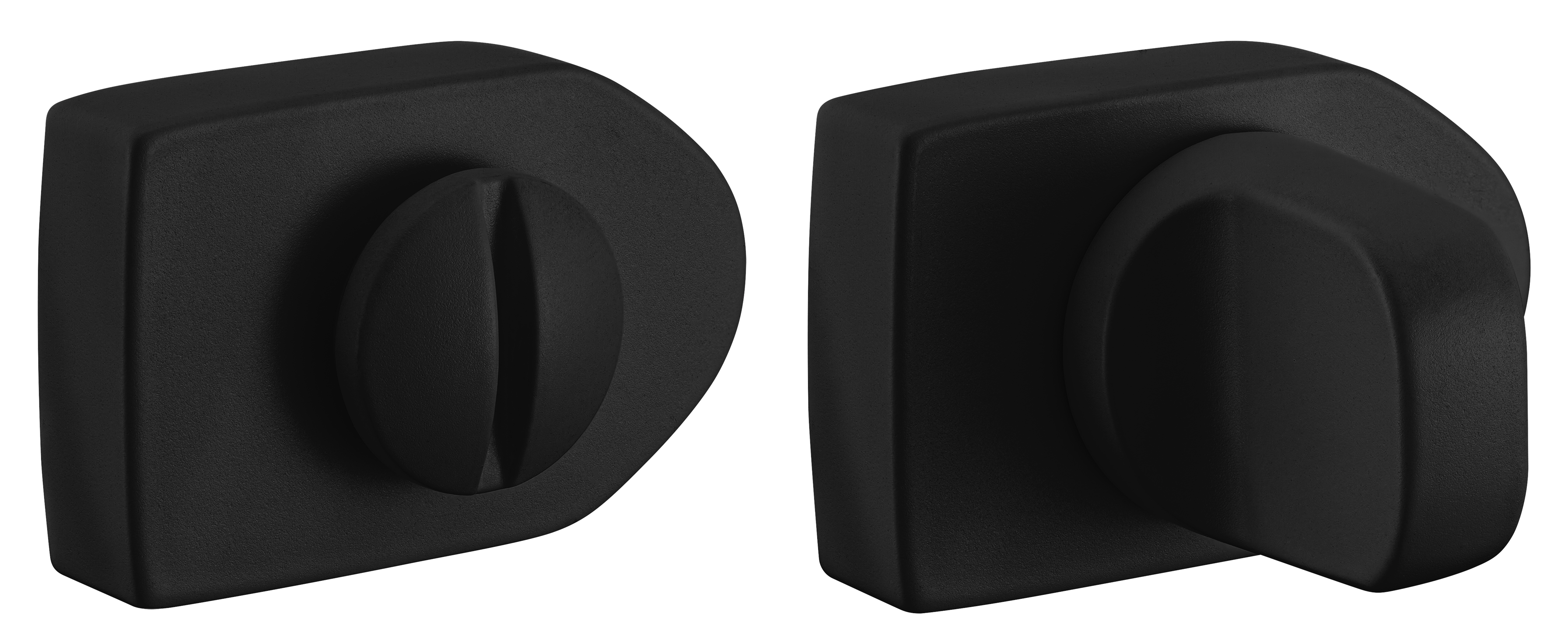 Завертка сантехническая LUX-WC-SH NERO-ST цвет - черный soft-touch фото купить Киров