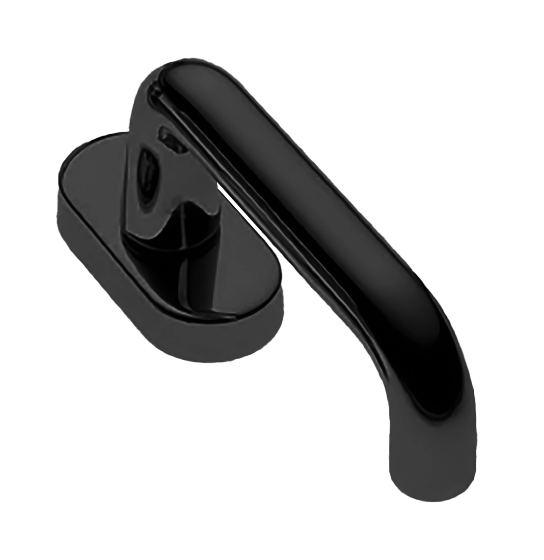 Ручка оконная IRIS W1 NERO, цвет - черный фото купить Киров