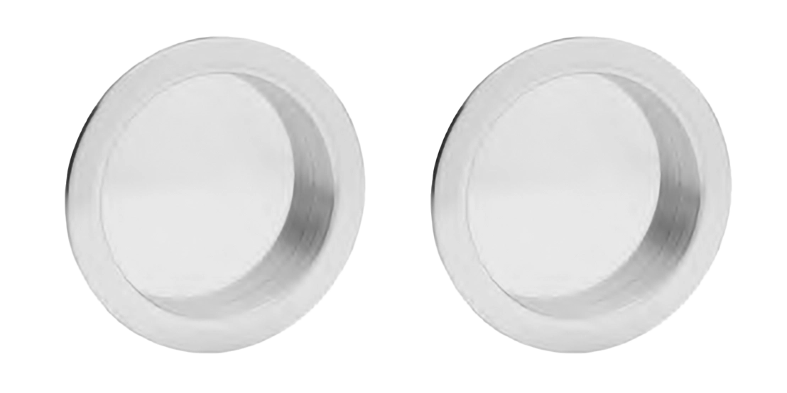 Ручка для раздвижной двери ART.54 CRO стандартная и под цилиндр, цвет - хром фото купить Киров