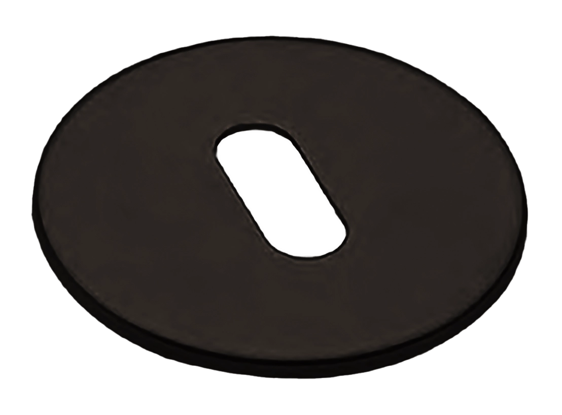 Накладка на ключевой цилиндр LUX-FK-R5 ANT на круглой розетке под ключ буратино, цвет - антрацит фото 1 Накладка на ключевой цилиндр LUX-FK-R5 ANT на круглой розетке под ключ буратино, цвет - антрацит фото купить Киров