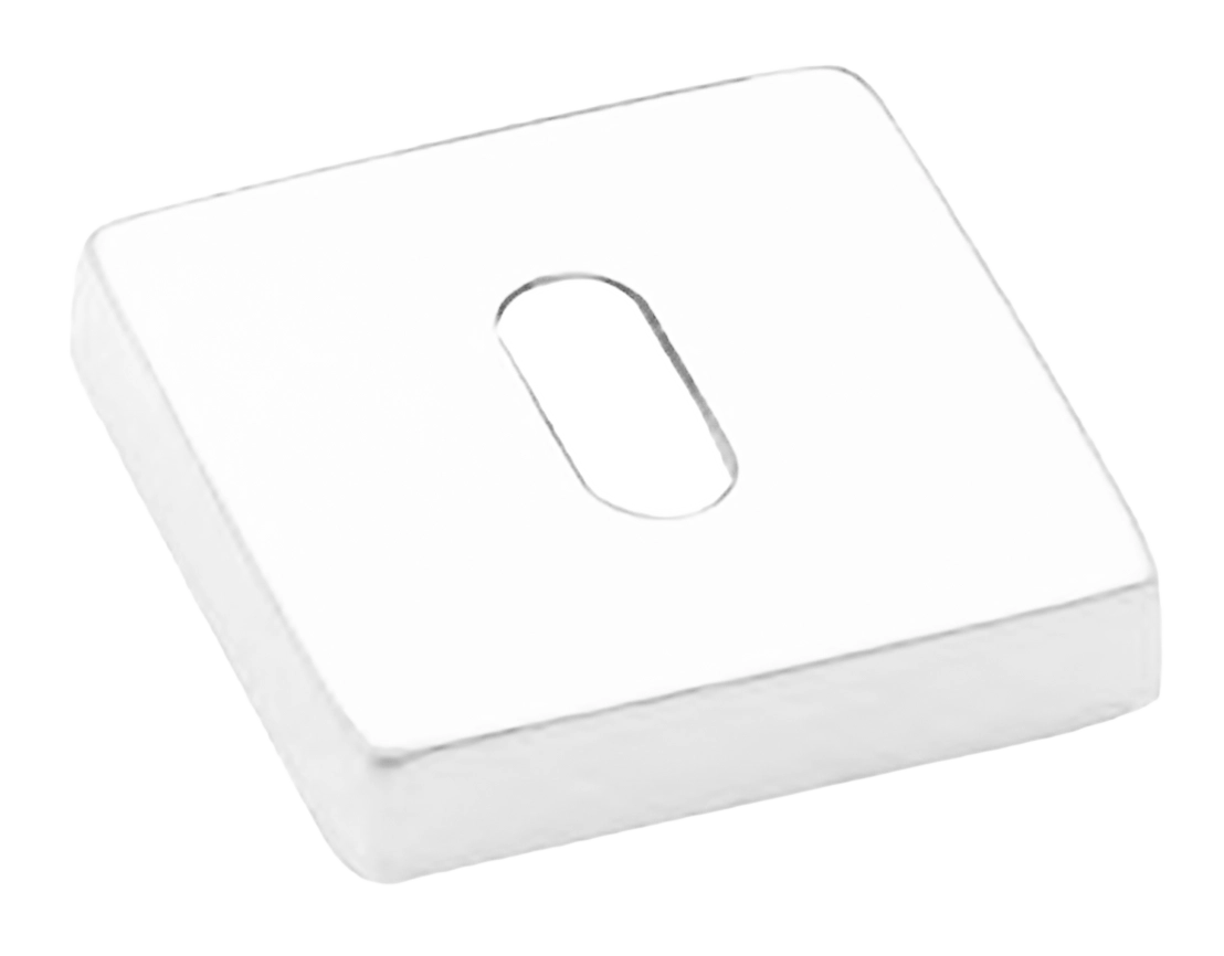Накладка на ключевой цилиндр LUX-FK-S4-E BIA на квадратной розетке под ключ буратино, цвет - белый фото купить Киров