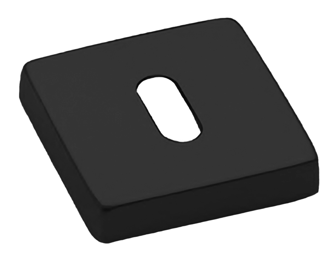 Накладка на ключевой цилиндр LUX-FK-S4-E NERO на квадратной розетке под ключ буратино, цвет - черный фото 1 Накладка на ключевой цилиндр LUX-FK-S4-E NERO на квадратной розетке под ключ буратино, цвет - черный фото купить Киров