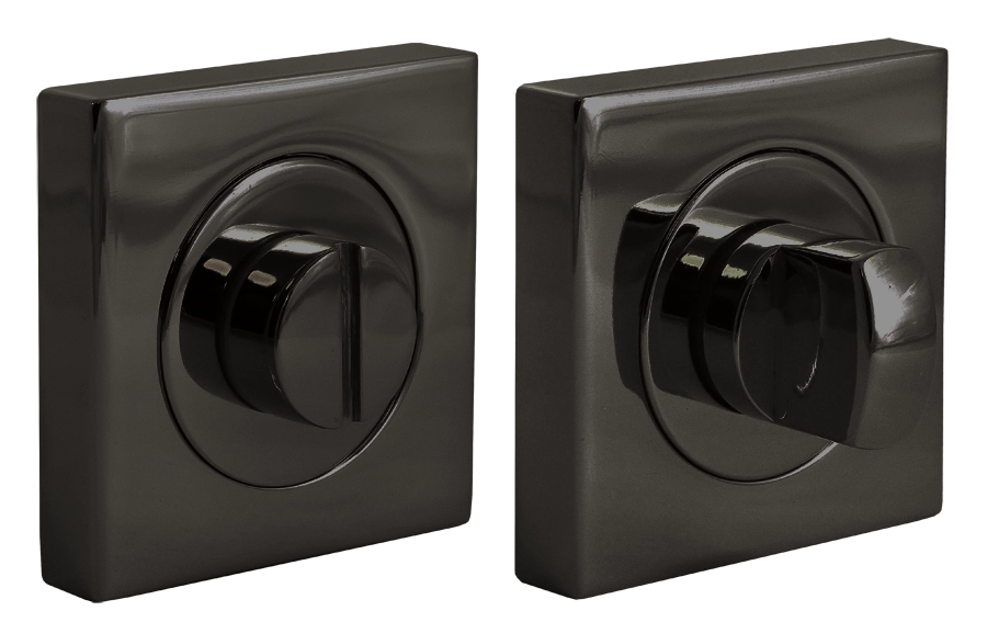 LUX-WC-S2 NIN, завертка сантехническая на квадратной розетке, цвет - черный никель фото купить Киров