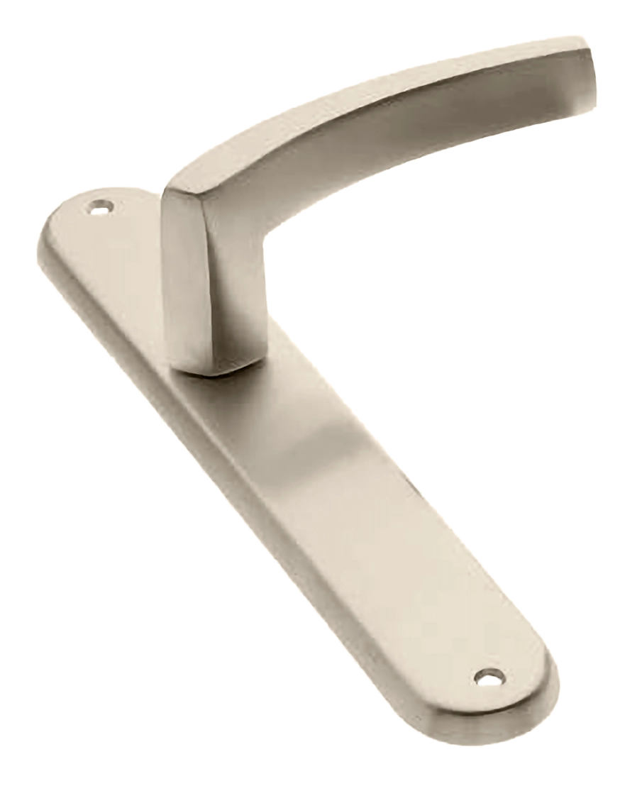 Ручка дверная на планке WIND PL NIS, цвет матовый никель, латунь фото купить в Кирове