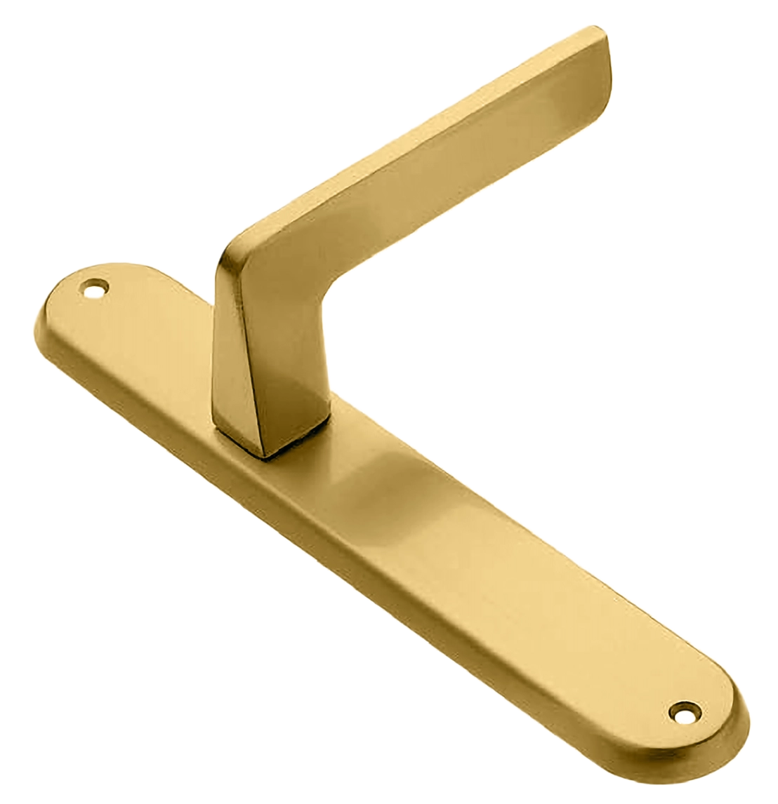 Ручка дверная на планке ROCK PL OSA, цвет матовое золото, латунь фото купить в Кирове