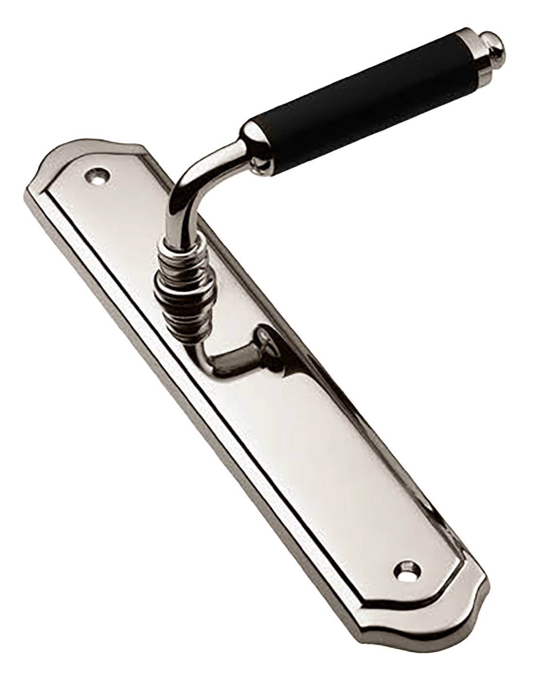 Ручка дверная на планке RIVA PL NIK, цвет никель, латунь фото купить в Кирове