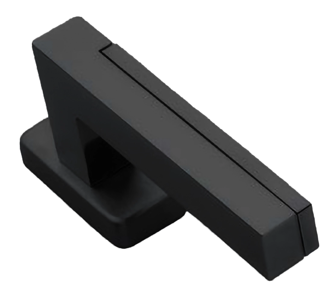 Ручка оконная ISLAND W1 NERO на прямоугольной розетке, цвет черный, латунь фото купить в Кирове