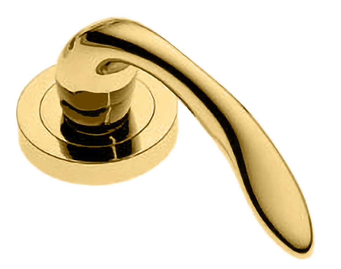 Ручка оконная LEON W1 OTL, цвет - золото фото купить в Кирове