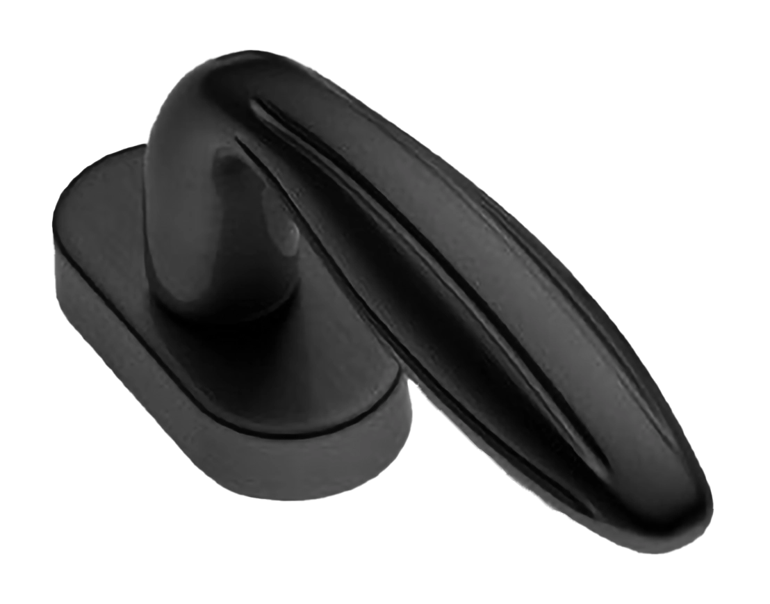 Ручка оконная BUD W1 NERO, цвет - черный фото купить в Кирове