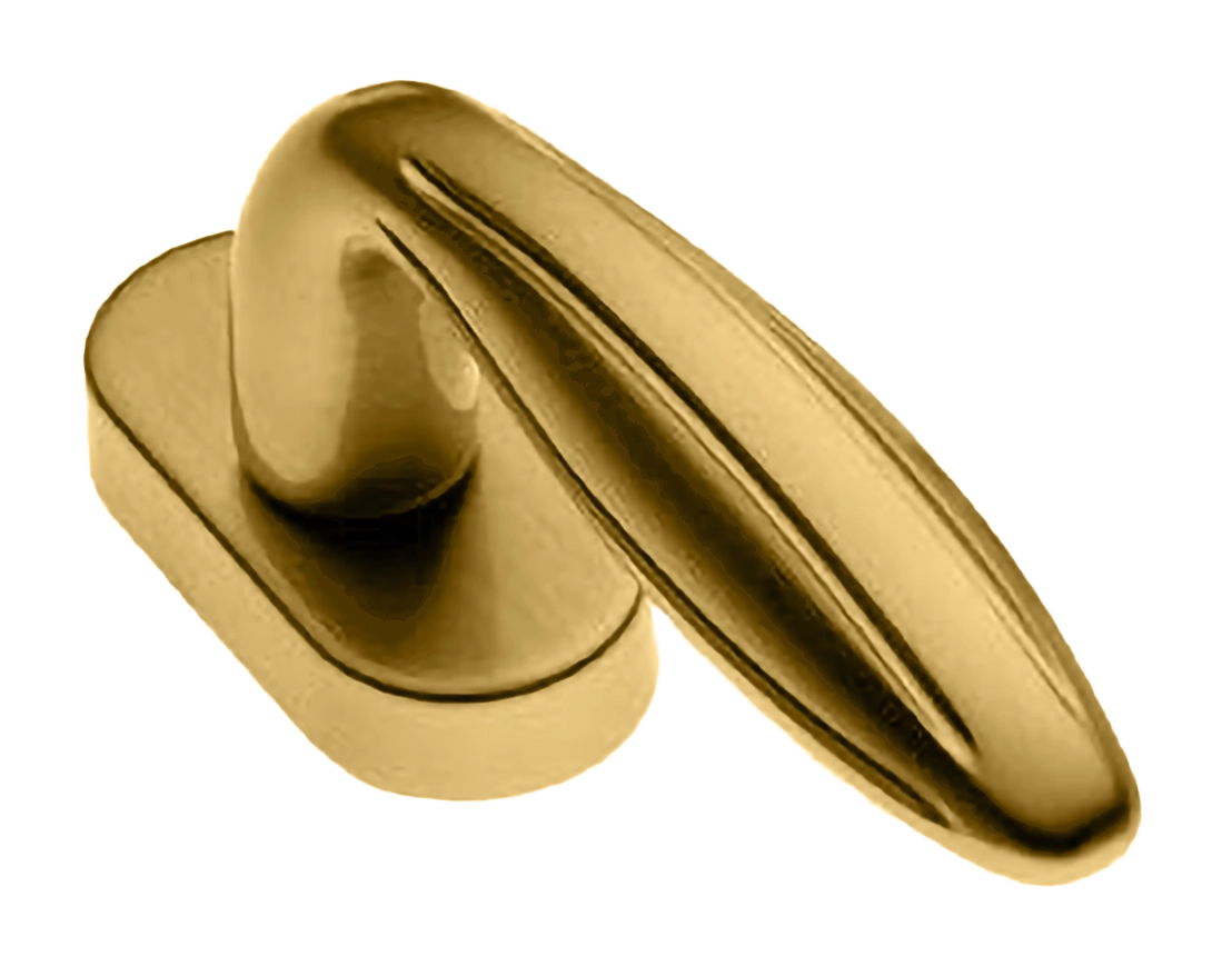 Ручка оконная BUD W1 OSA, цвет - матовое золото фото купить в Кирове