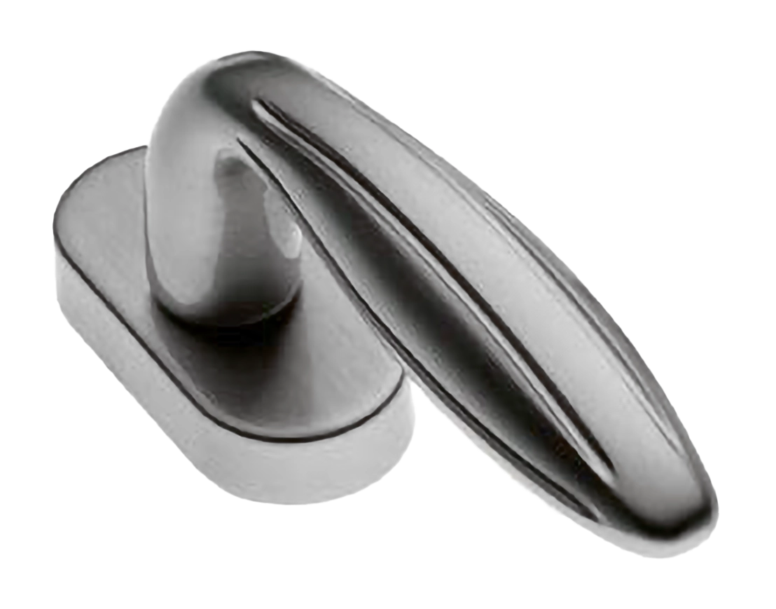 Ручка оконная BUD W1 CSA, цвет - матовый хром фото купить в Кирове