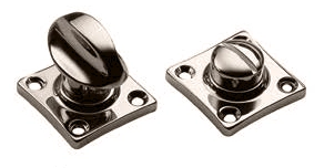 Завертка сантехническая LUX-WC-RIVA NIK на квадратной розетке цвет никель, ЦАМ фото купить в Кирове