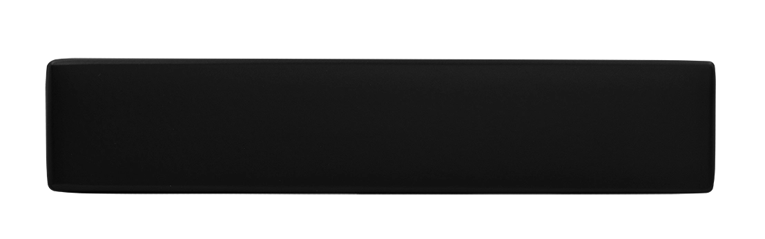 Ручка дверная SHUTTLE NERO-ST цвет черный soft-touch, ЦАМ фото купить в Кирове