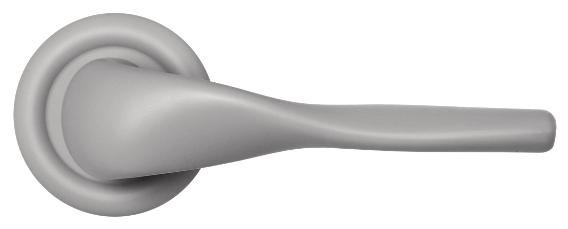 Ручка дверная LVB R7 SMI на круглой розетке, цвет Весенняя дымка/Spring Mist фото купить в Кирове