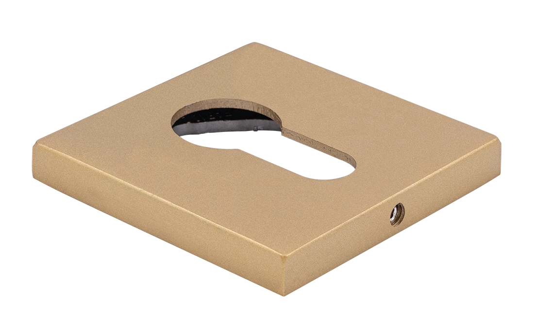 Накладка на замок MH-KH-S6 FTG под евроцилиндр, цвет матовое итальянское золото фото купить Киров