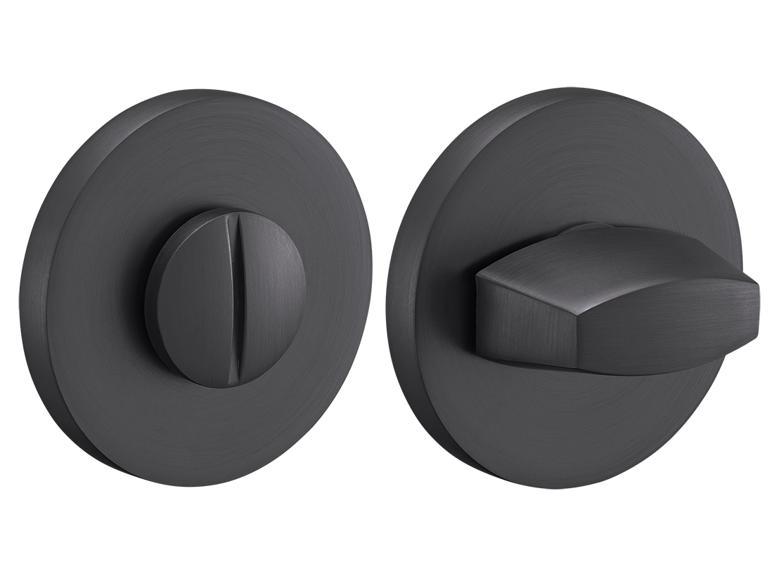 Завертка сантехническая MH-WC-R6 GR на круглой розетке, цвет графит, ЦАМ фото купить Киров