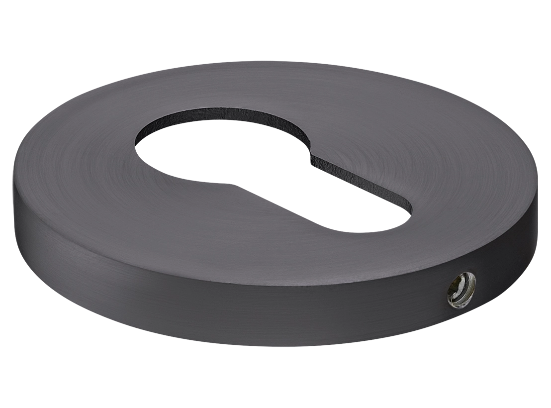 Накладка на замок MH-KH-R6 GR на круглой розетке, цвет матовый графит фото купить Киров