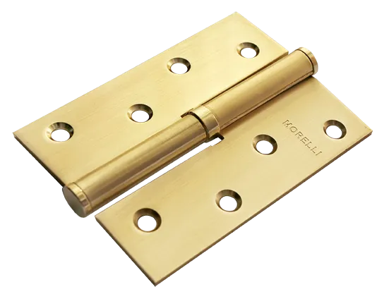 Петля разъемная карточная MSND 100X70X2.5 SG R с подшипником стальная правая, врезная, цвет матовое золото фото купить Киров