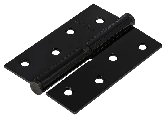 Петля карточная разъемная MSND 100X70X2.5 BL L с подшипником стальная левая, врезная цвет черный фото купить Киров