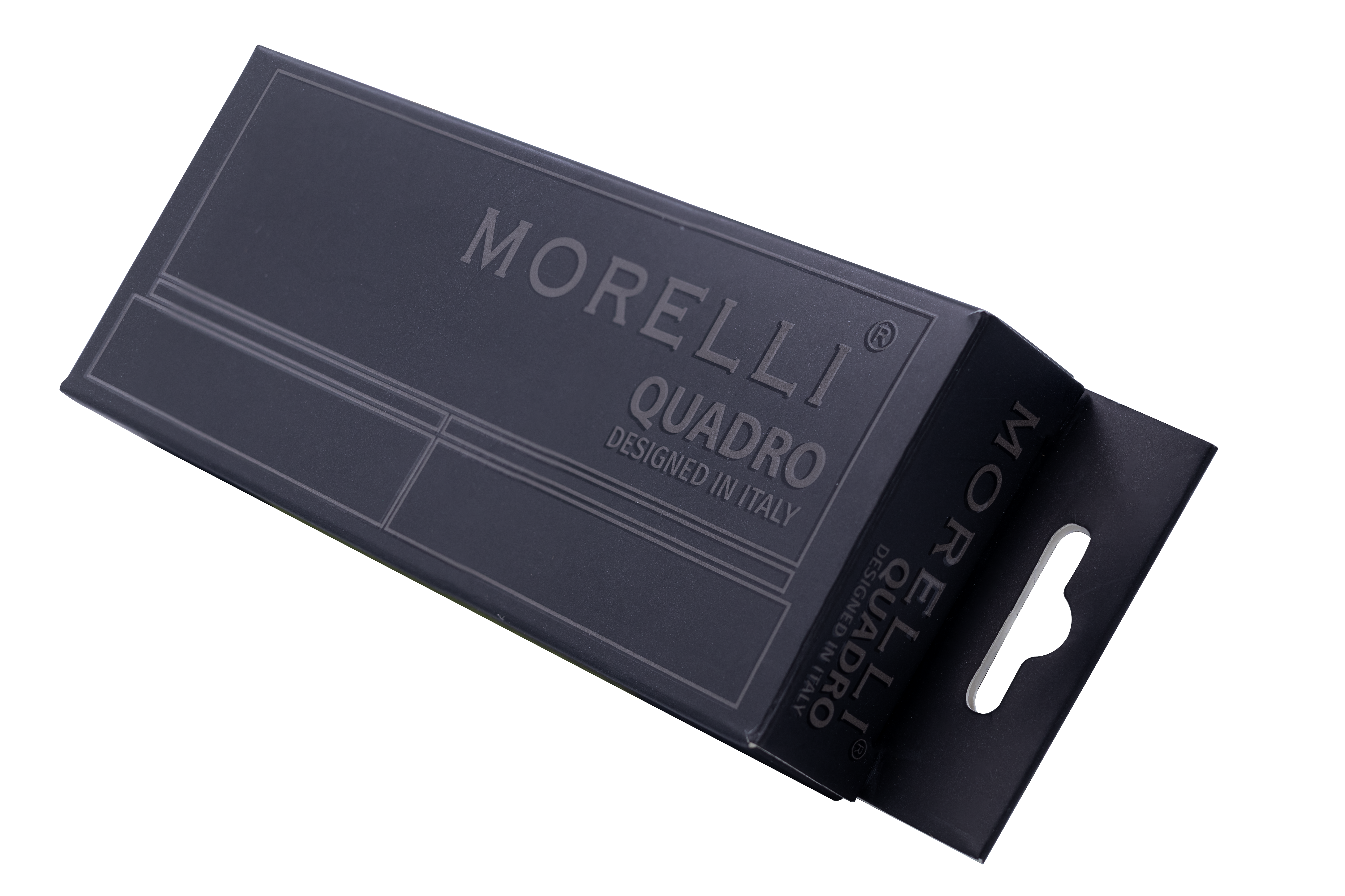 Петля алюминиевая QUADRO-1 BL без врезки на квадратной оси, цвет черный фото morelli Киров