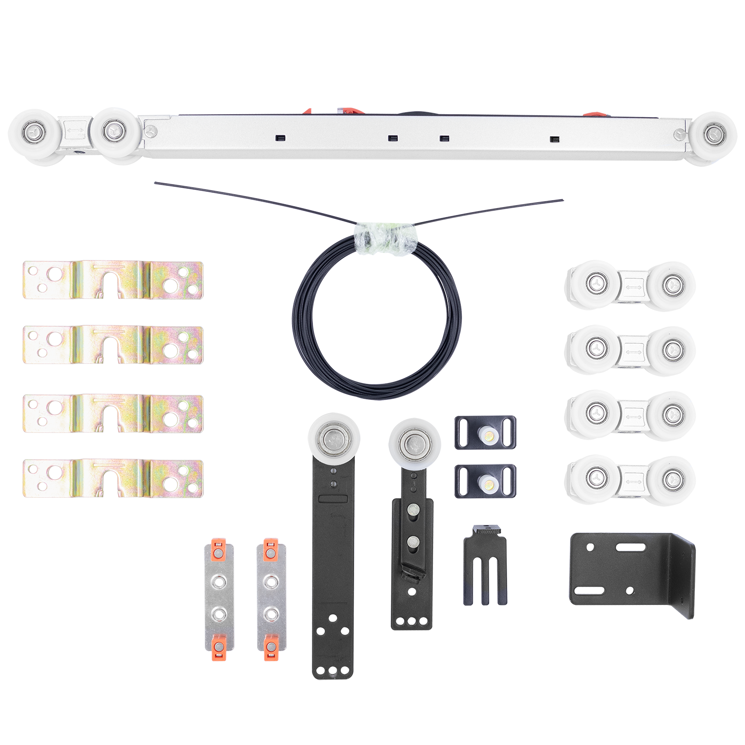 SET-TS 3+1, комплект системы TS для раздвижных дверей на 4 полотна (3 подвижных и 1 стационарное) фото купить Киров