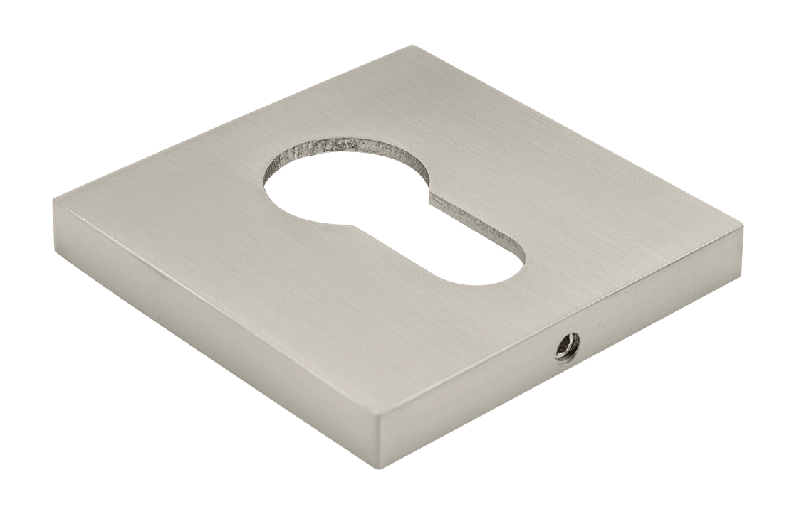 Накладка на замок MH-KH-S6 MSN под евроцилиндр, цвет матовый хром фото купить Киров