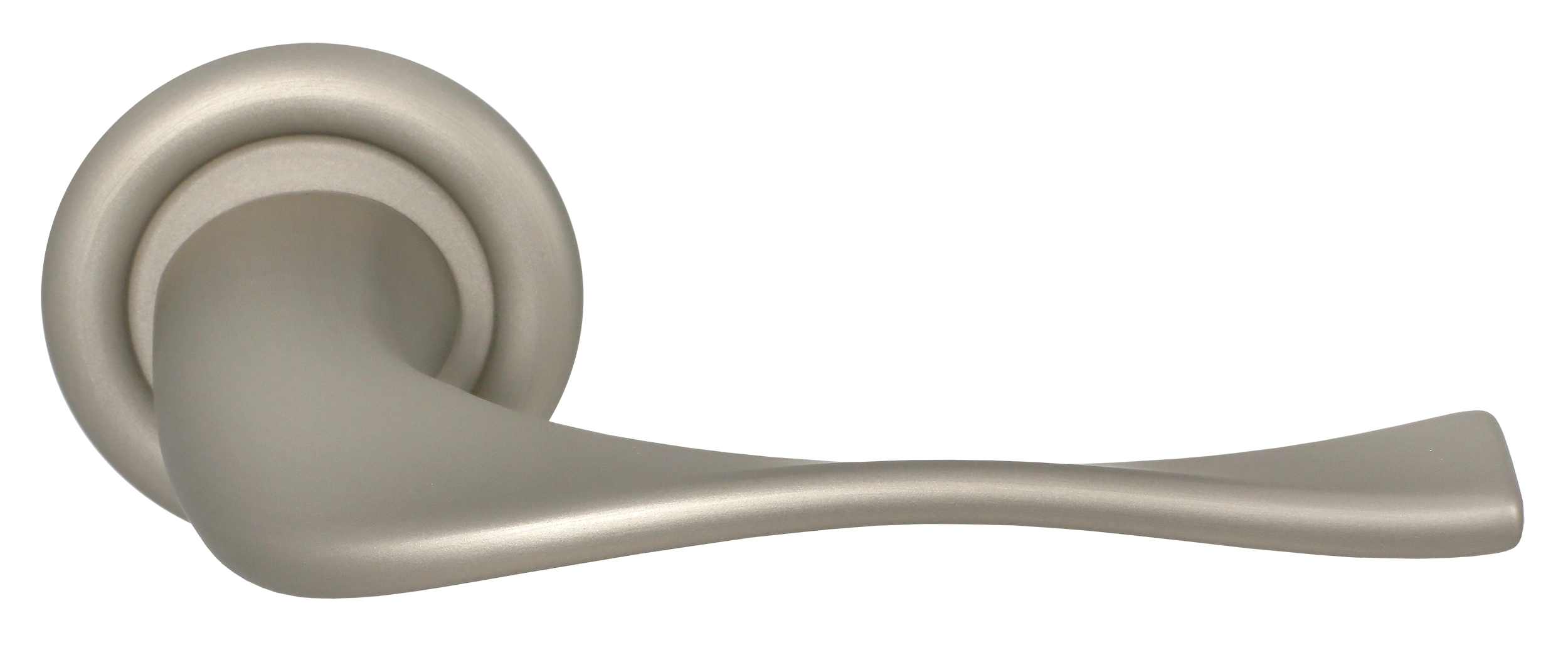 Ручка дверная SKYSCRAPER R7 SMI на круглой розетке, цвет Весенняя дымка/Spring Mist фото купить Киров