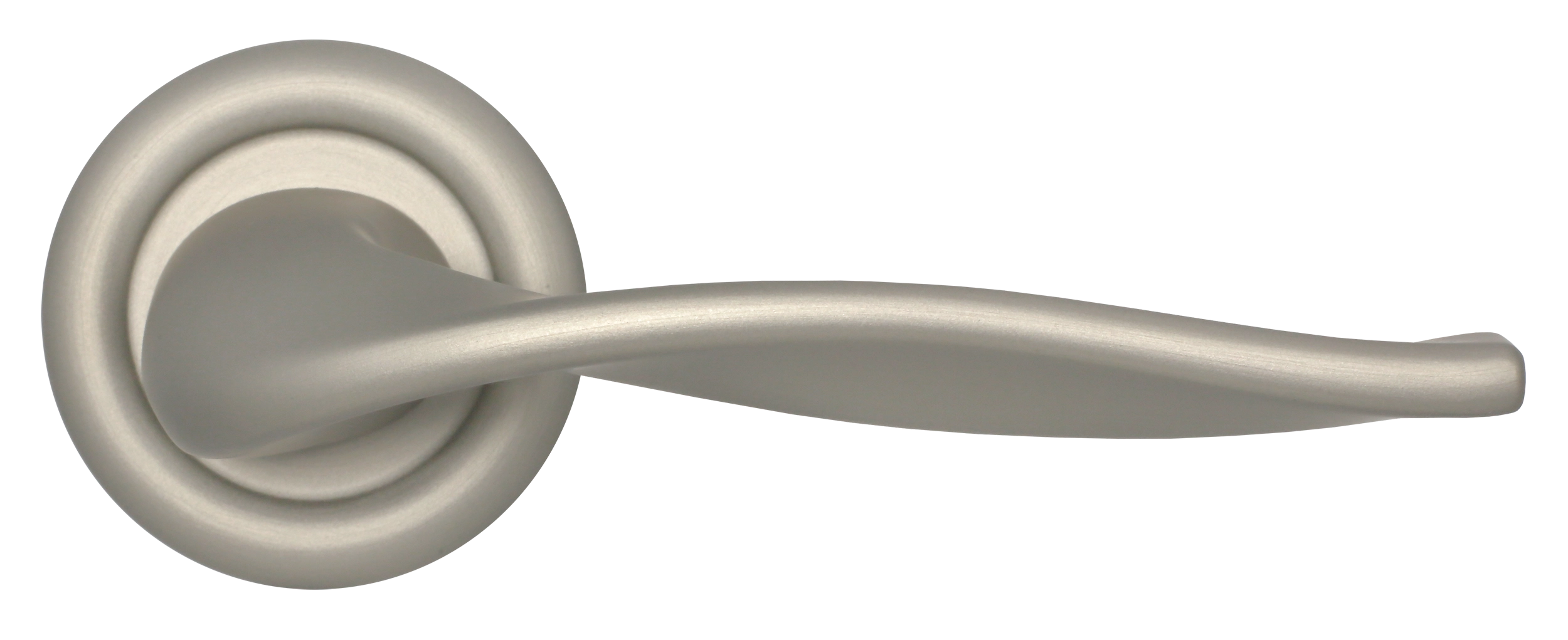 Ручка дверная SKYSCRAPER R7 SMI на круглой розетке, цвет Весенняя дымка/Spring Mist фото купить в Кирове