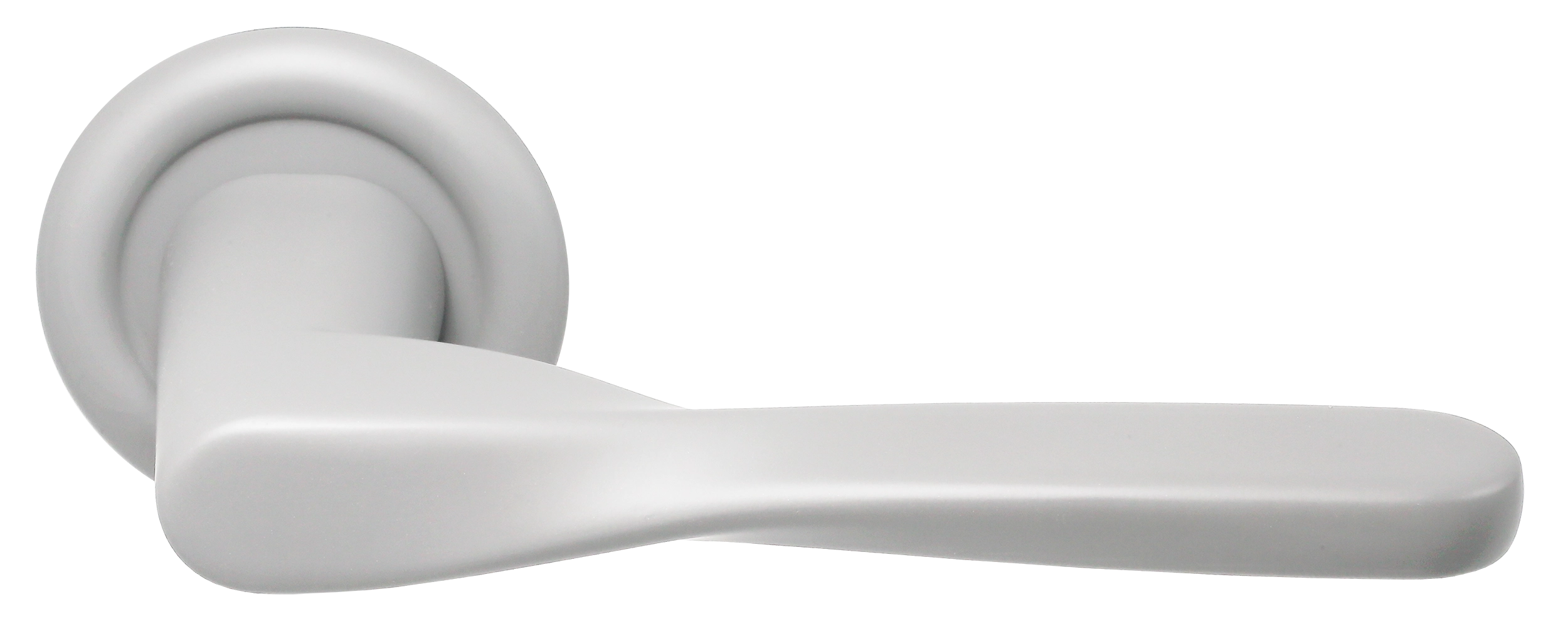 Ручка дверная THE OLYMPICS R7 SSW на круглой розетке, цвет Стокгольмский снегопад/Stockholm Snowfall фото купить Киров