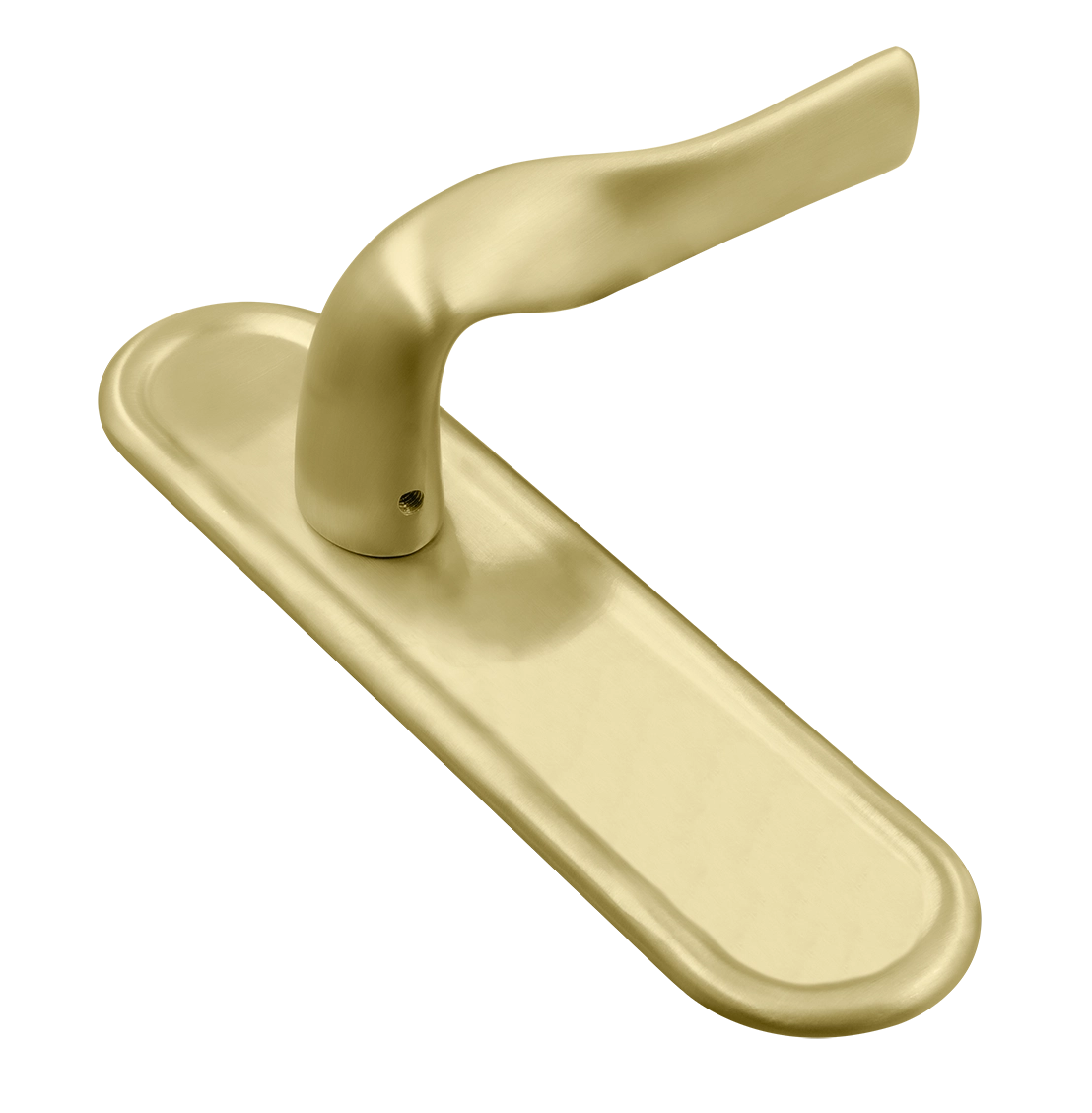 Ручка дверная LVB PLR AH на планке, цвет Осенний мёд/Autumn Honey фото купить Киров