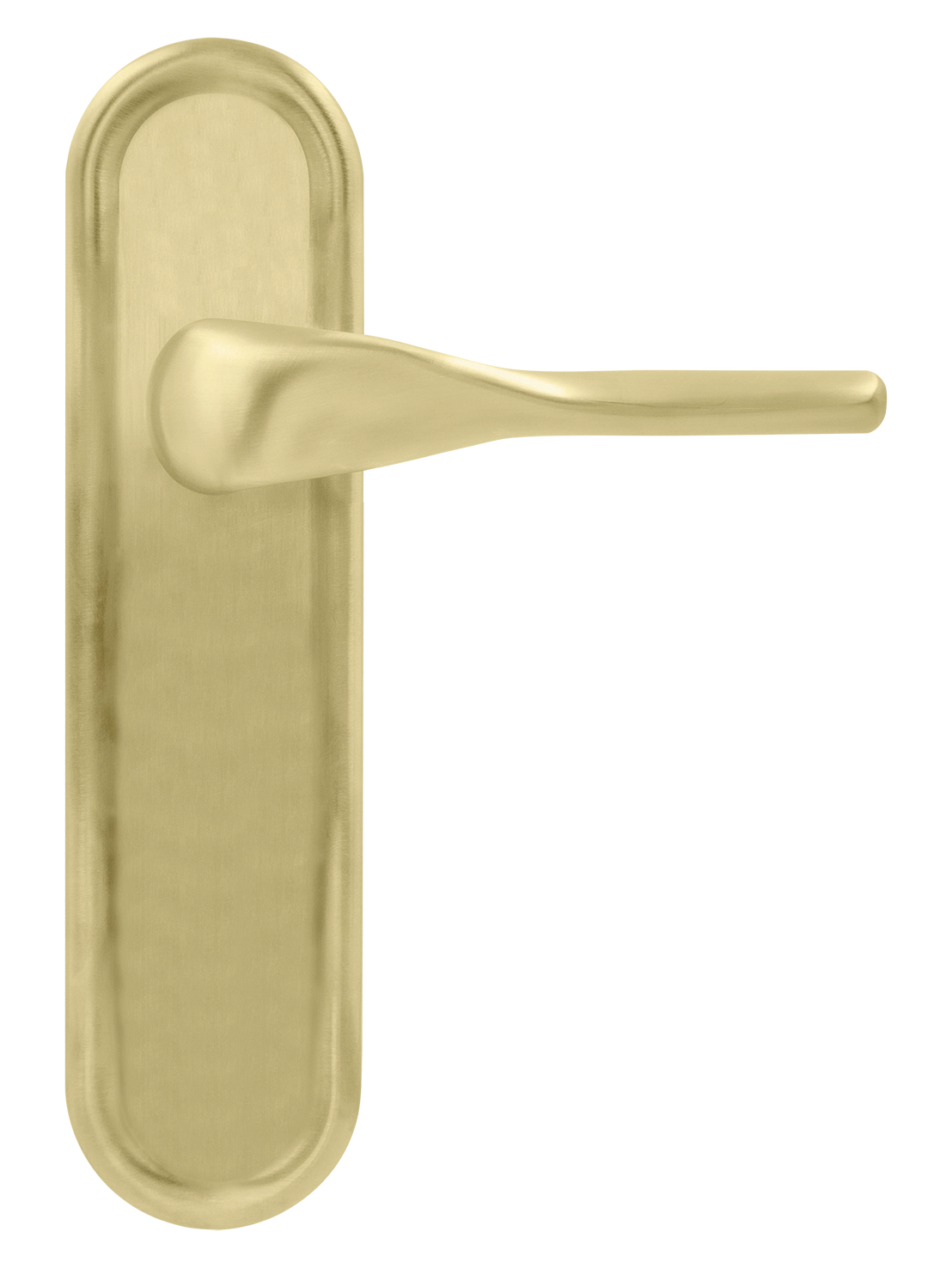 Ручка дверная LVB PLR AH на планке, цвет Осенний мёд/Autumn Honey фото купить в Кирове