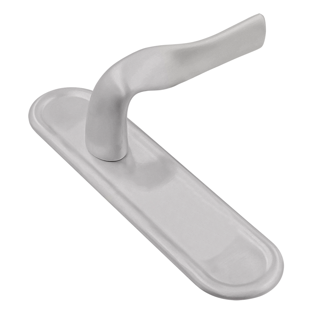 Ручка дверная LVB PLR SSW на планке, цвет Стокгольмский снегопад/Stockholm Snowfall фото купить Киров