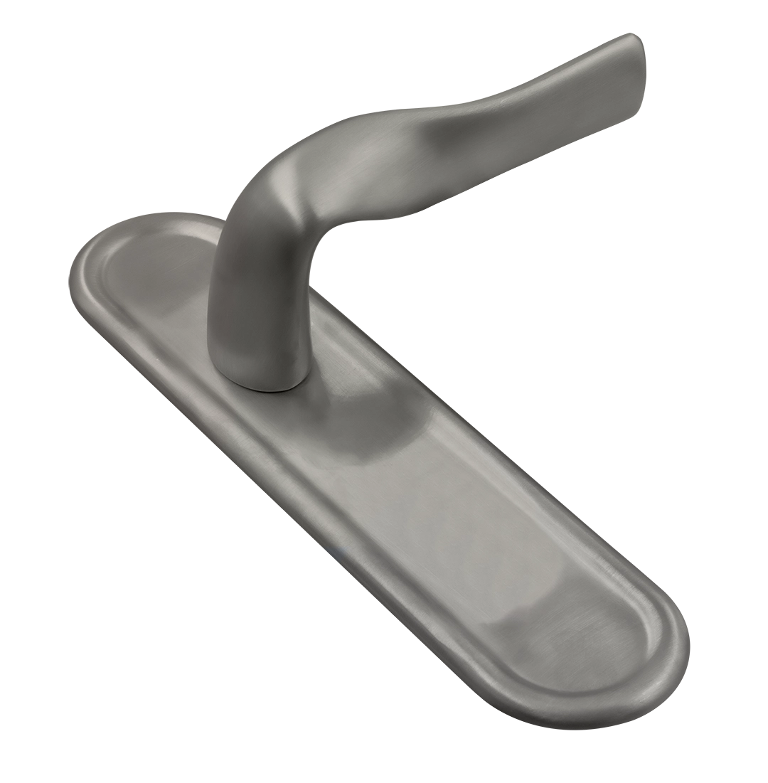 Ручка дверная LVB PLR WF на планке, цвет Зимняя стужа/Winter Frost фото купить Киров