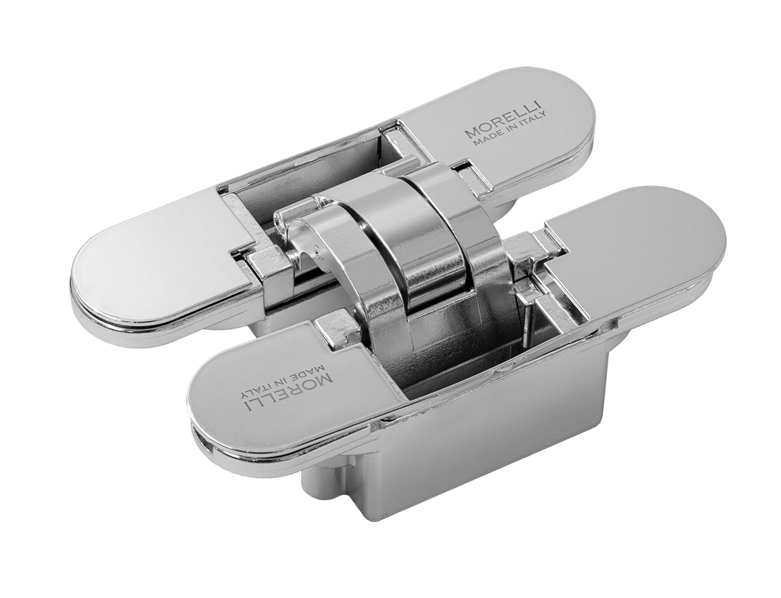 Петля скрытая HH-20 PC, врезная с 3D-регулировкой, вес полотна до 60 кг цвет хром фото купить Киров