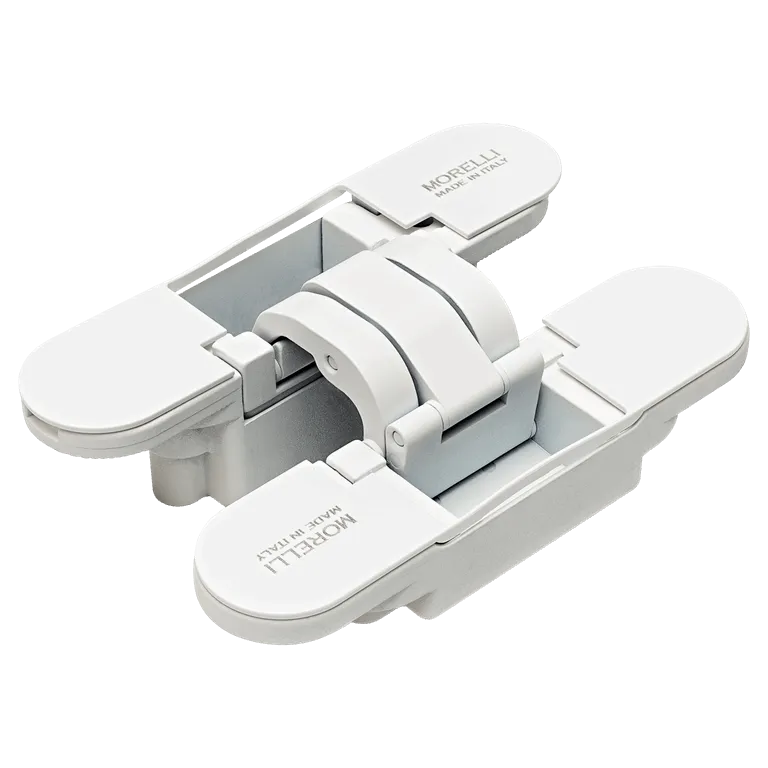 Петля скрытая HH-20 W, врезная с 3D-регулировкой, вес полотна до 60 кг, цвет белый фото купить Киров