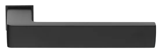 Ручка дверная HORIZONT-SM NERO раздельная без розетки, цвет черный, ЦАМ фото купить Киров