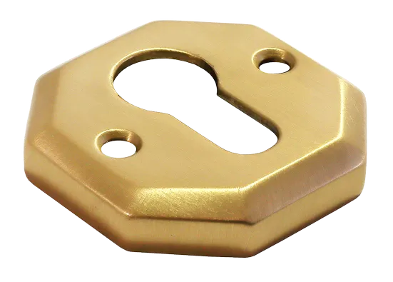 LUX-KH-Y OSA, накладка на евроцилиндр, цвет - матовое золото фото купить Киров